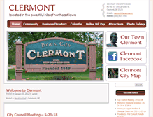 Tablet Screenshot of clermontia.org